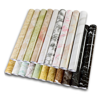 80 سنتيمتر المطبخ ملصقات الحائط الفينيل الرخام ذاتية اللصق خلفية مقاومة للحرارة مقاوم للماء الاتصال المستمر جدار تغطي ديكور - الصورة 6